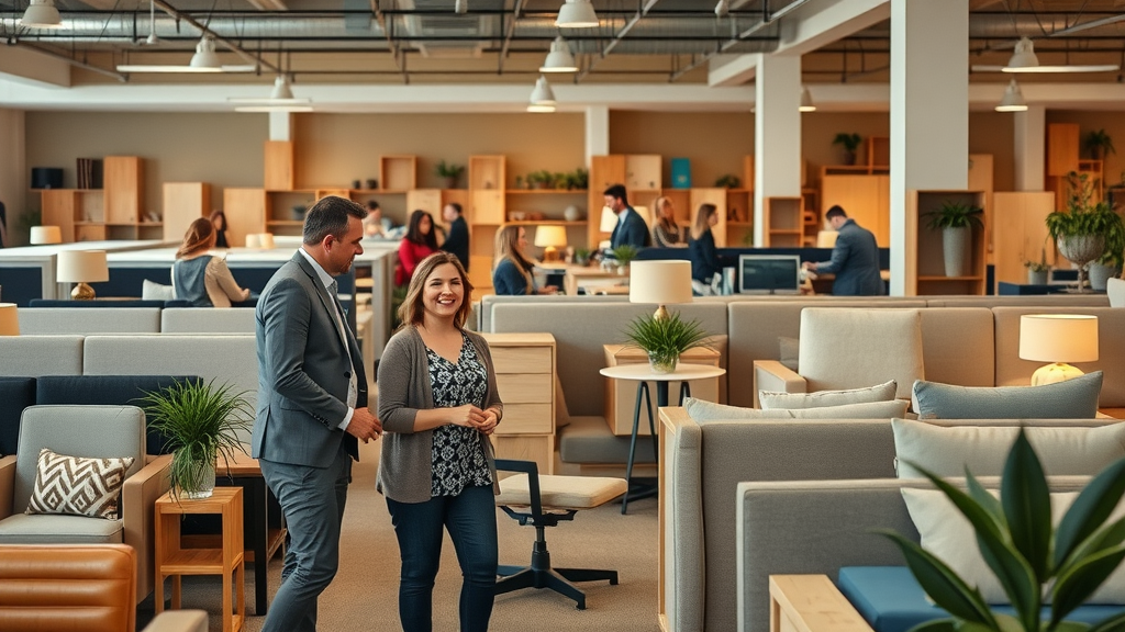 furniture outlet near plymouth inviting showroom with preowned office desks and seating