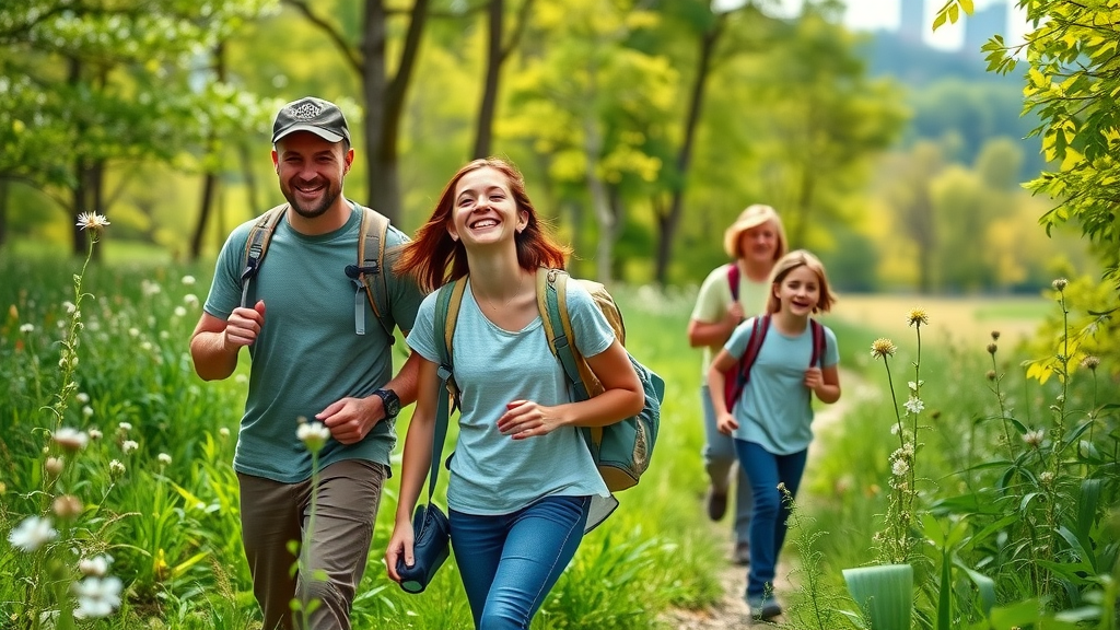 recreational opportunities in charlotte family hiking green park trail