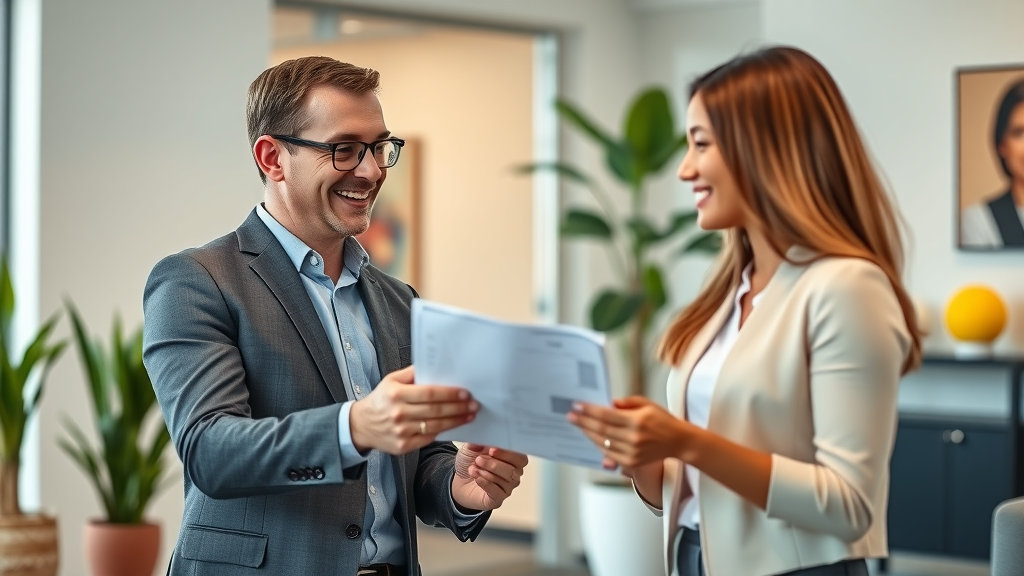 organized rental application process in Charlotte NC, apartment for rent, applicant with paperwork, photorealistic