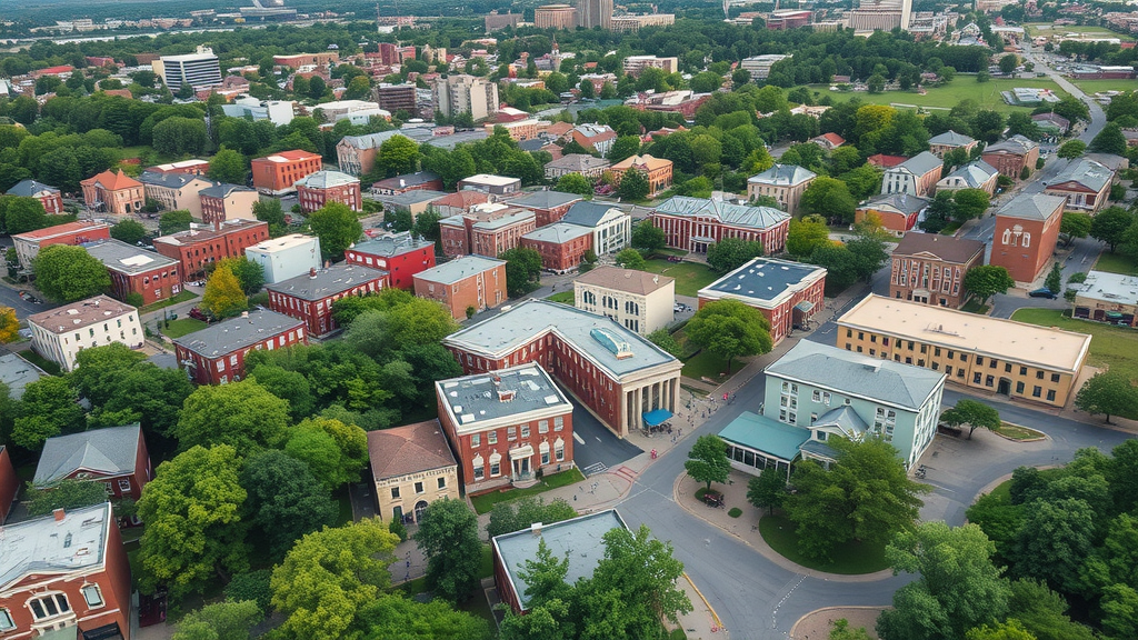 different neighborhoods in charlotte vibrant aerial view dynamic cityscape diverse architecture