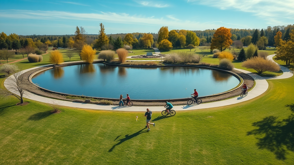 lush Freedom Park Charlotte, families picnicking, runners, best neighborhood for outdoor life
