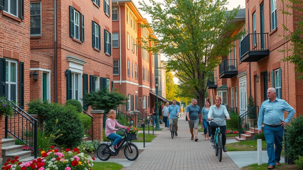 cozy neighborhood street in Elizabeth Charlotte, friendly neighbors at historic apartments, best neighborhoods for apartments in charlotte