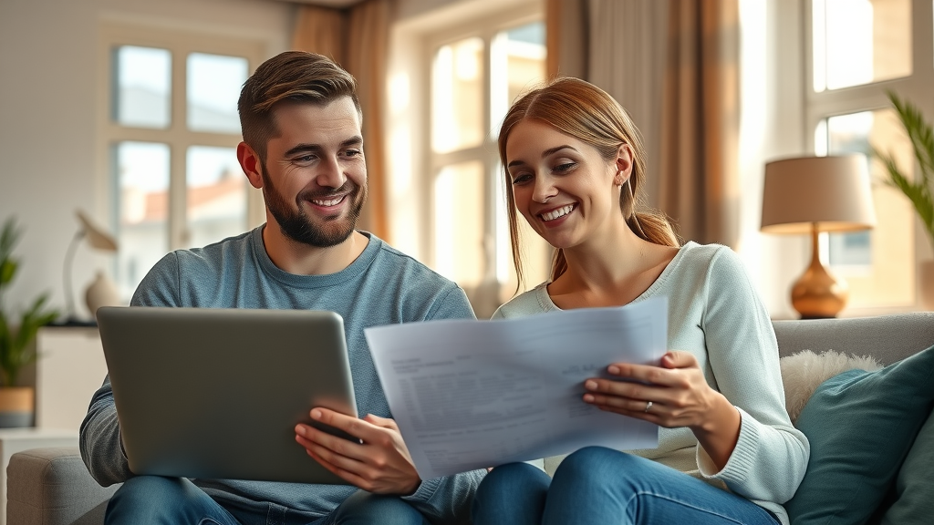 charlotte nc couple reviewing apartment amenity costs and budgeting