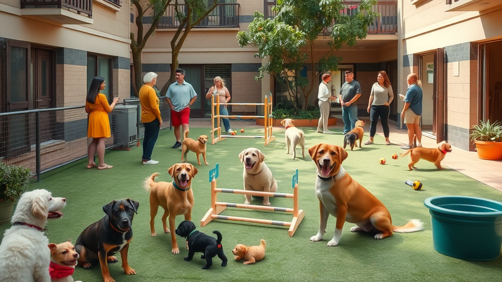pet friendly apartments charlotte dog park amenities happy pet owners