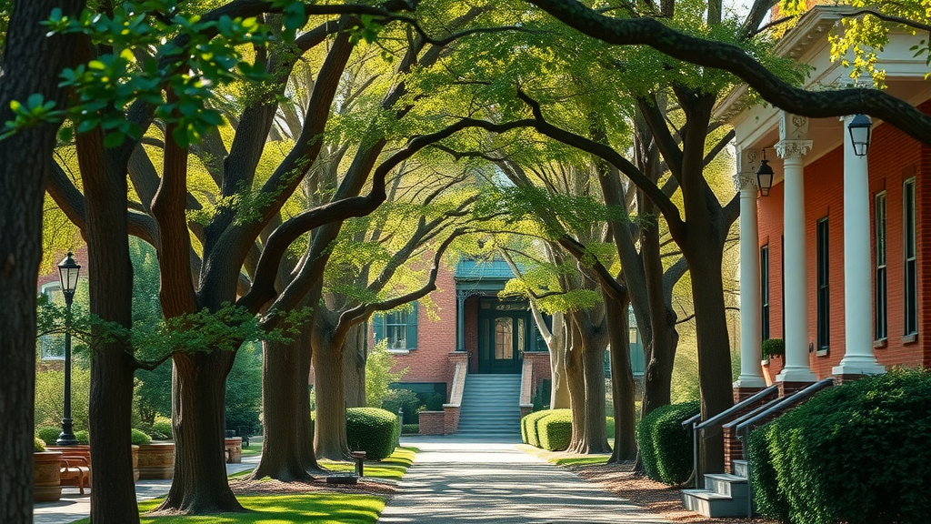 Myers Park Charlotte, tree-lined streets and historic family homes, classic urban living