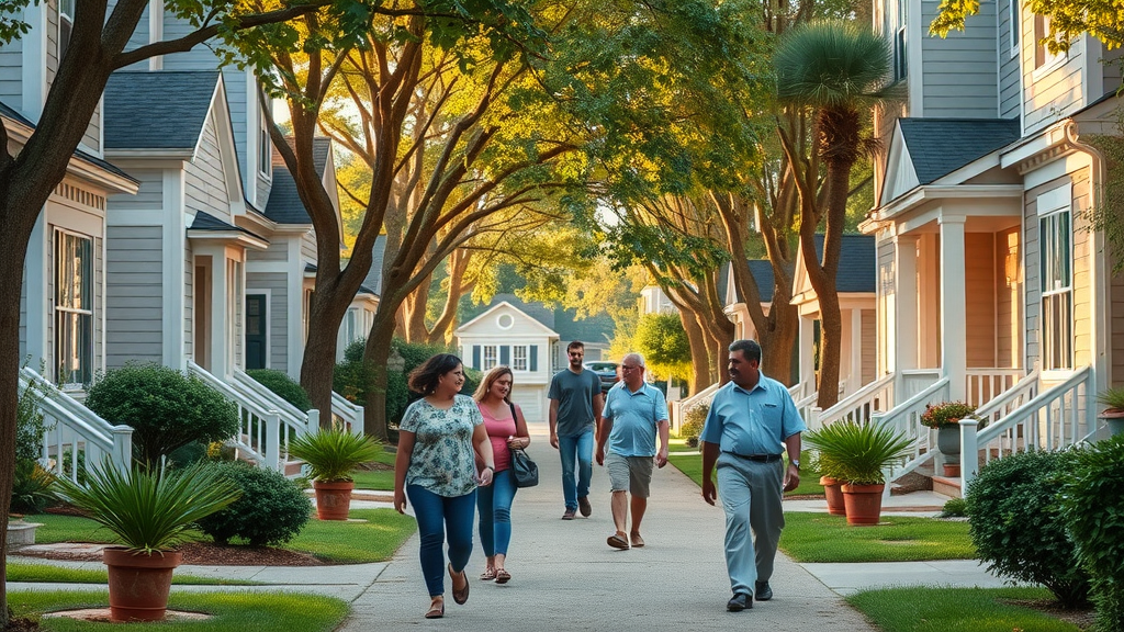 neighborhoods in charlotte nc charming street with families and local vibe