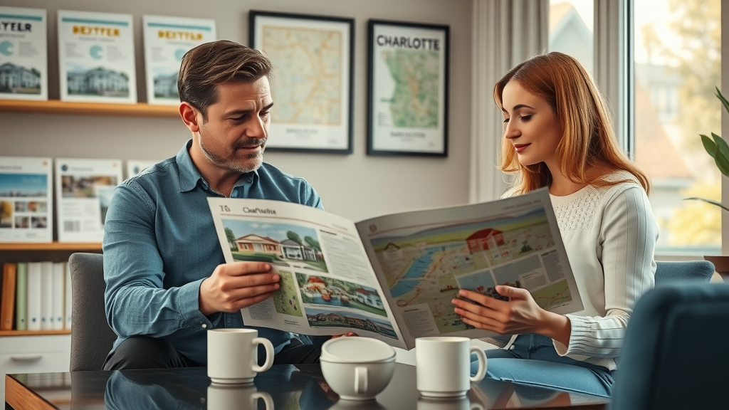 charlotte real estate agent homebuyers map office consultation community trends