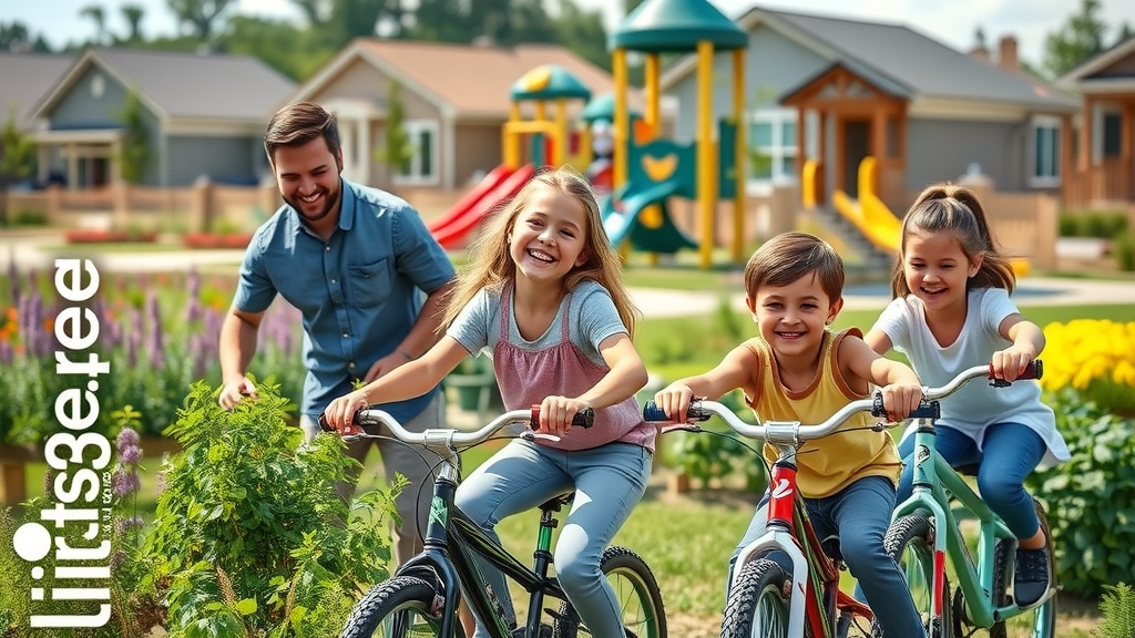 Steele Creek suburban families gardening children biking community playground best places to live in Charlotte