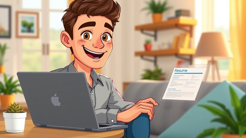motivated young professional applying for jobs in charlotte nc job market on a laptop
