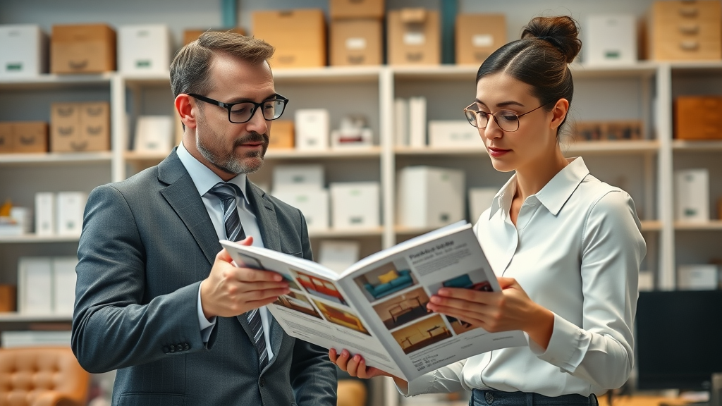 Office furniture consultation with knowledgeable staff and customer in New Haven CT