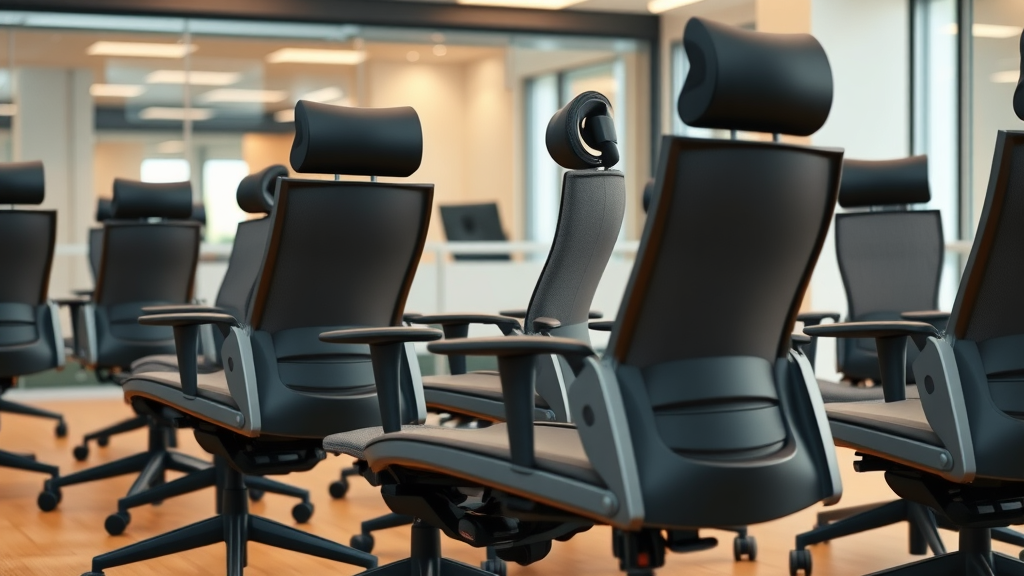 Ergonomic discount office chairs in modern Waterbury CT workspace