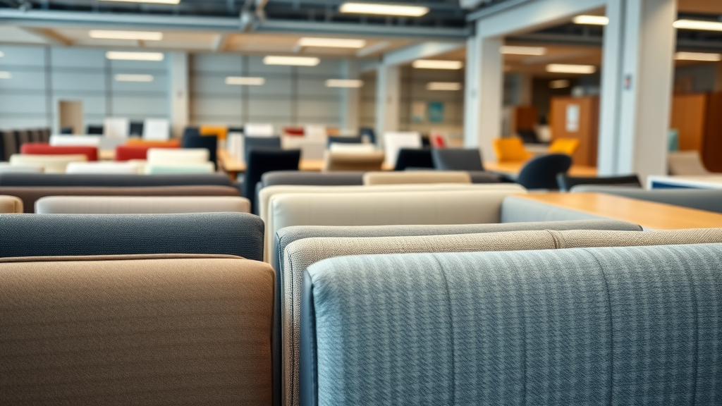 Selection of premium used office furniture brands in Fairfield CT, including recognizable logos like Herman Miller and Steelcase - used office furniture Fairfield CT
